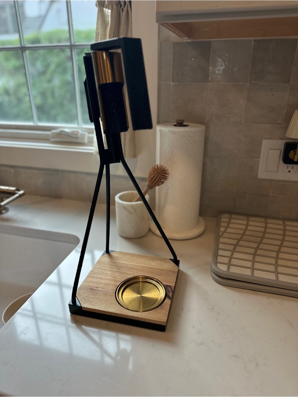 Williams Sonoma Tabletop Corkscrew/Bottle Stand
